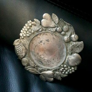 Fien Zinn pewter wine dish. Italy